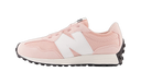 New Balance 327 Bungee Lace Pink Haze White (PS)