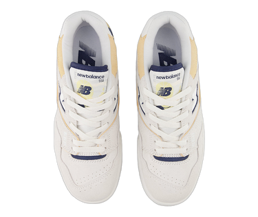 New Balance 550 Sea Salt Navy Raw Sugar
