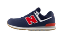 New Balance 574 Lace Navy Team Red