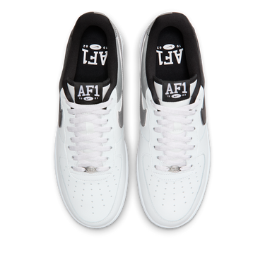Nike Air Force 1 Low '07 LV8 White Black Metallic Silver