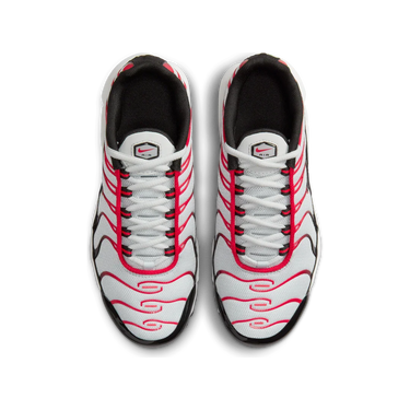 Nike Air Max Plus Pure Platinum Black White University Red