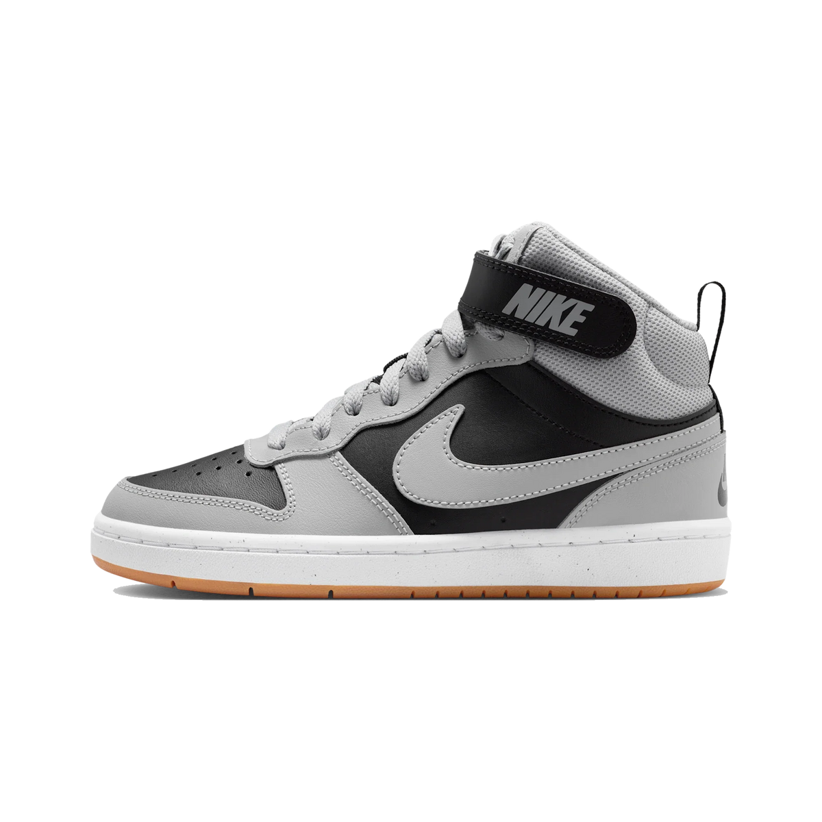 Nike Court Borough Mid 2 Black Light Smoke Grey Gum