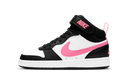 Nike Court Borough Mid 2 Black White Sunset Pulse