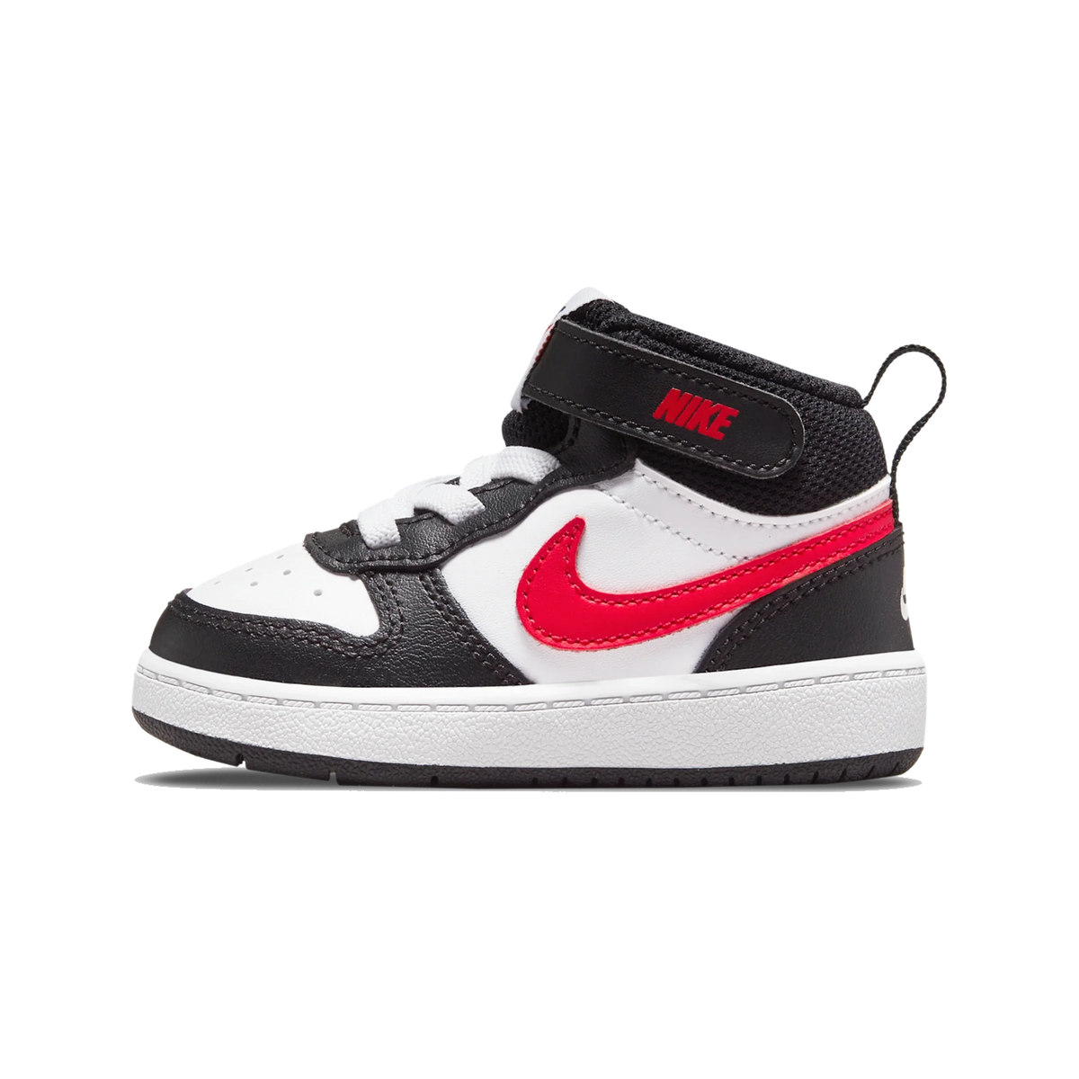 Nike Court Borough Mid 2 White Black University Red (TD)