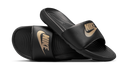 Nike Victori One Slide Black Metallic Gold