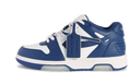 OFF-WHITE Out Of Office OOO Low Tops White Royal Blue