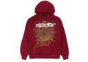 Sp5der Logo Hoodie Maroon