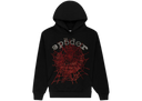 Sp5der Rhinestone OG Web V2 Hoodie Black