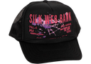Sp5der Silk Web Bank Trucker Hat Black