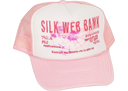 Sp5der Silk Web Bank Trucker Hat Pink