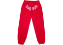Sp5der Worldwide Red Angel Number 555 Sweatpants Red