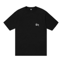 Stussy Basic Pigment Dyed Logo T-Shirt Black
