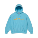 Supreme Arabic Logo Hooded Sweatshirt Blue