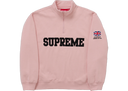 Supreme London Shop Flag Half Zip Pullover Light Pink