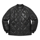 Supreme Quilted Leather Work Jacket Black