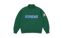 Supreme Shop Flag Half Zip Pullover Dark Green Milan