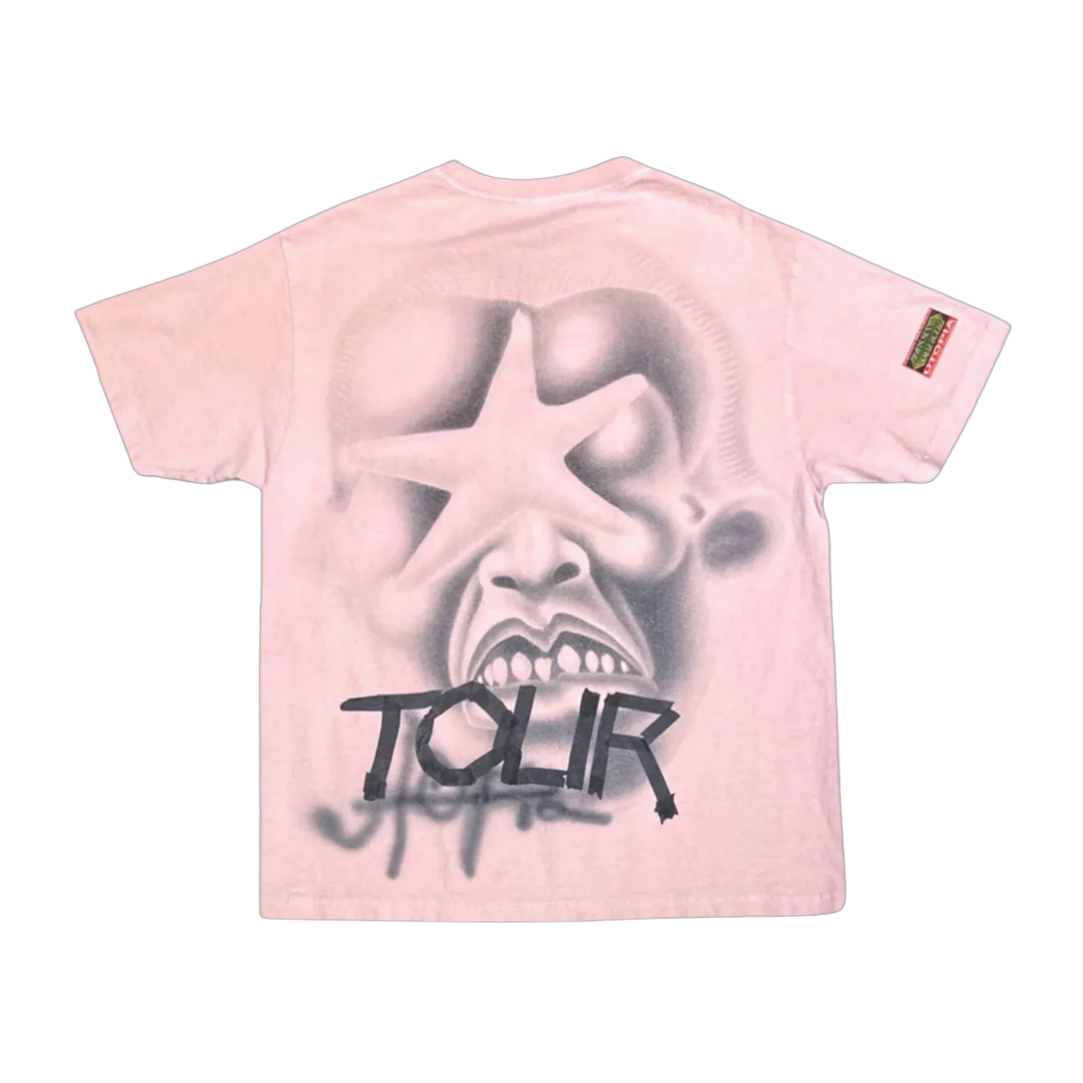 Travis Scott Utopia Circus Maximus Pink Star T-Shirt Pink