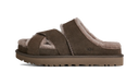 UGG Greenport Cross Strap Slide Dense Smoke