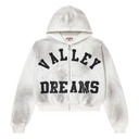 Vale Forever Classico Zip Up Hoodie White