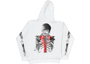 Vlone x Never Broke Again Bones Hoodie White