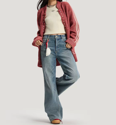 Adidas Originals Chinese New Year FW25 Knit Jacket Red