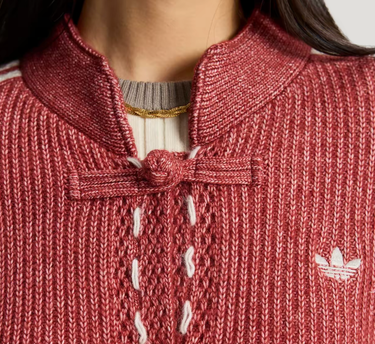 Adidas Originals Chinese New Year FW25 Knit Jacket Red