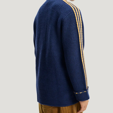 Adidas Originals Chinese New Year FW25 Knit Jacket Navy Blue