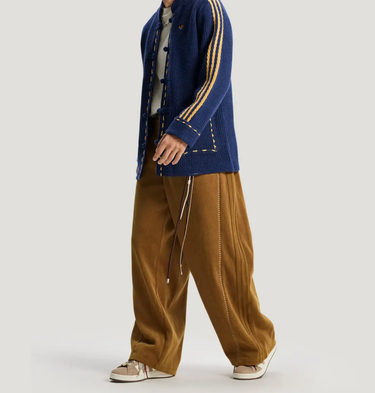 Adidas Originals Chinese New Year FW25 Knit Jacket Navy Blue