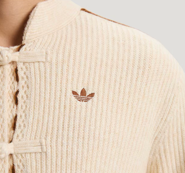 Adidas Originals Chinese New Year FW25 Knit Jacket Beige