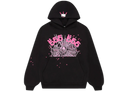 Sp5der Angel Number Hoodie Black