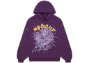 Sp5der Star OG Web V2 Hoodie Purple