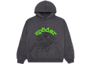 Sp5der Wait Web Hoodie Slate Grey