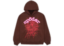 Sp5der Web Hoodie Brown