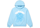 Sp5der Web Hoodie Sky Blue