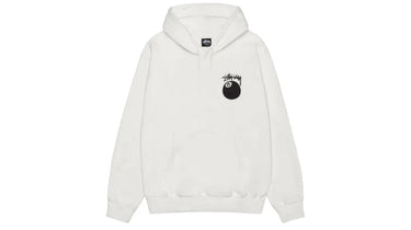 Stussy 8 Ball Hoodie Pigment Dyed White Next Step