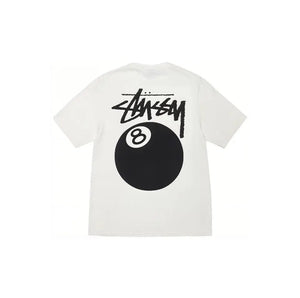 Stussy 8 Ball Pigment Dyed Tee SS24 White
