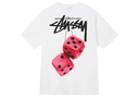 Stussy Fuzzy Dice Tee White