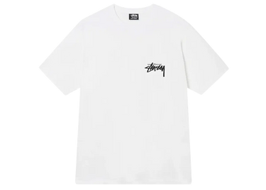 Stussy Fuzzy Dice Tee White