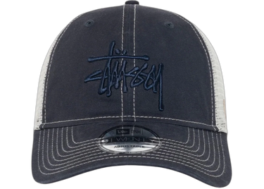 Stussy New Era 9Twenty Tonal Basic Trucker Deep Navy