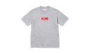 Supreme Arabic Box Logo T-Shirt Heather Grey