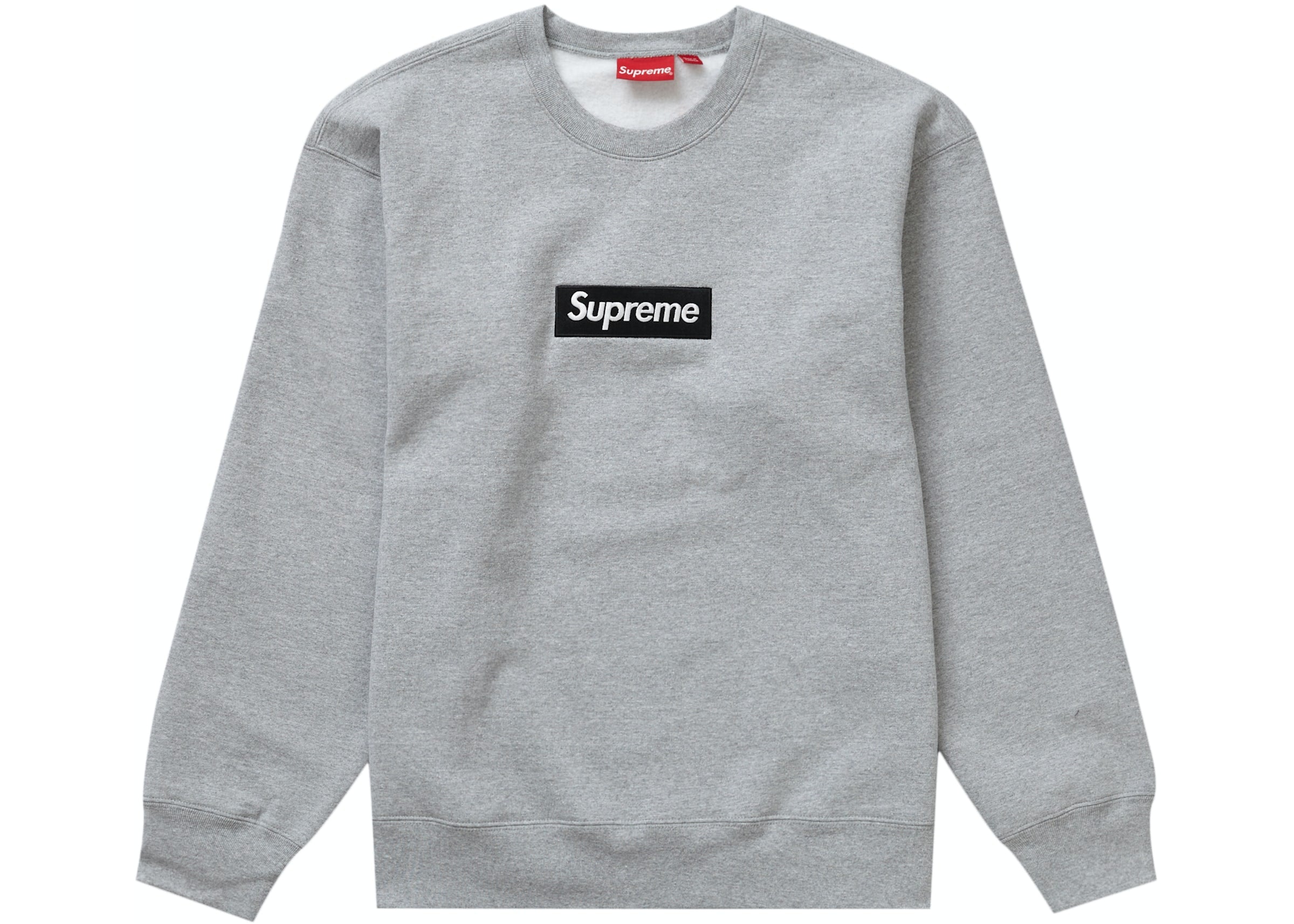 Supreme Box Logo Crewneck (FW22) - Grey Next Step