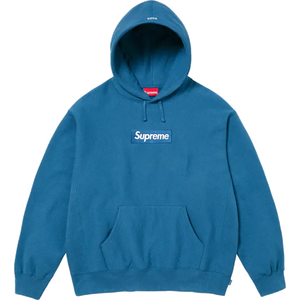 Supreme Box Logo Hooded Sweatshirt (FW23) - Blue