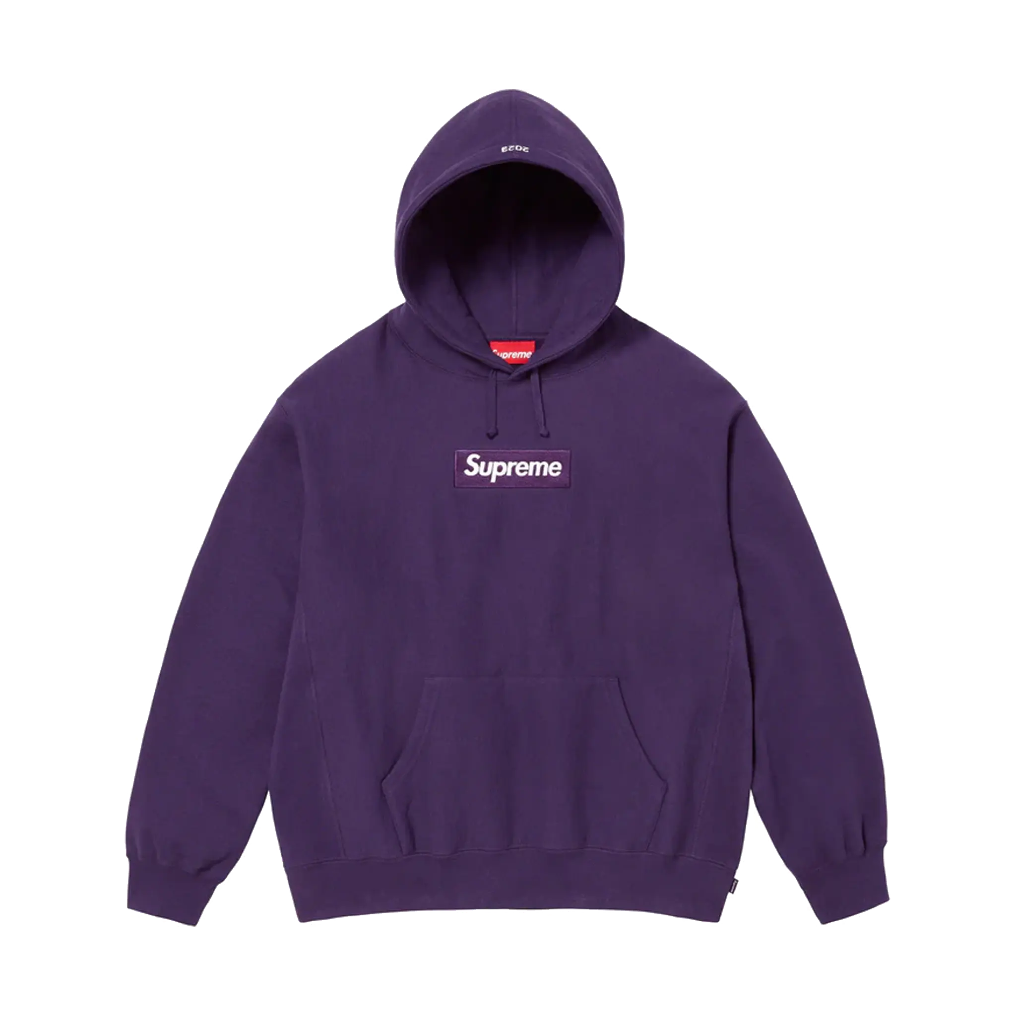 Supreme Box Logo Hooded Sweatshirt (FW23) Dark Purple Next Step
