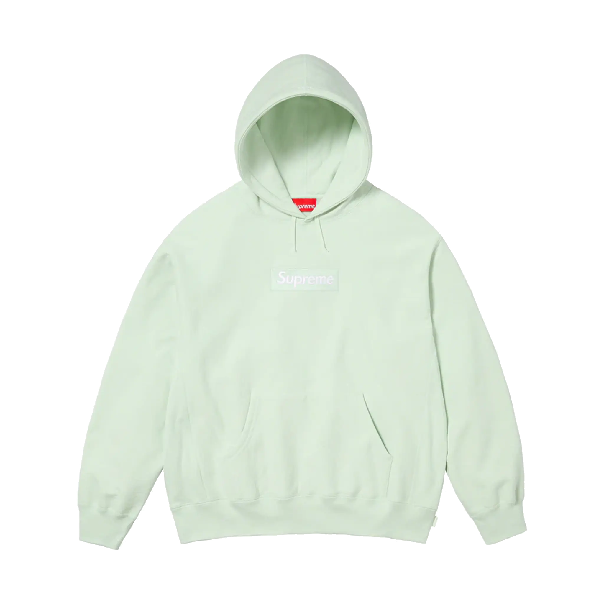 Supreme Box Logo Hooded Sweatshirt (FW23) - Light Green Next Step