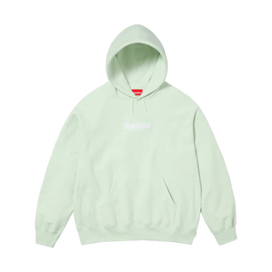 Supreme Box Logo Hooded Sweatshirt (FW23) - Light Green