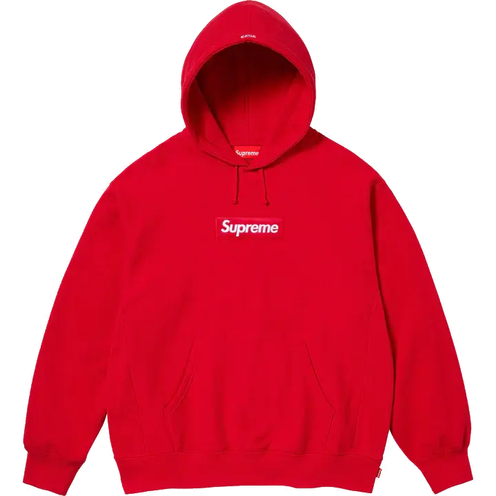 Supreme Box Logo Hooded Sweatshirt (FW23) - Red Next Step