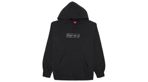 Supreme KAWS Chalk Logo Hooded Sweatshirt Black