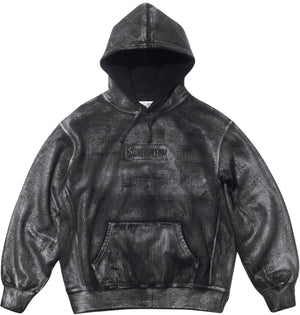 Supreme MM6 Maison Margiela Foil Box Logo Hooded Sweatshirt Black