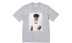 Supreme NBA Youngboy Tee Heather Grey (FW23)