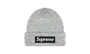 Supreme New Era Box Logo Beanie (FW22) Heather Grey